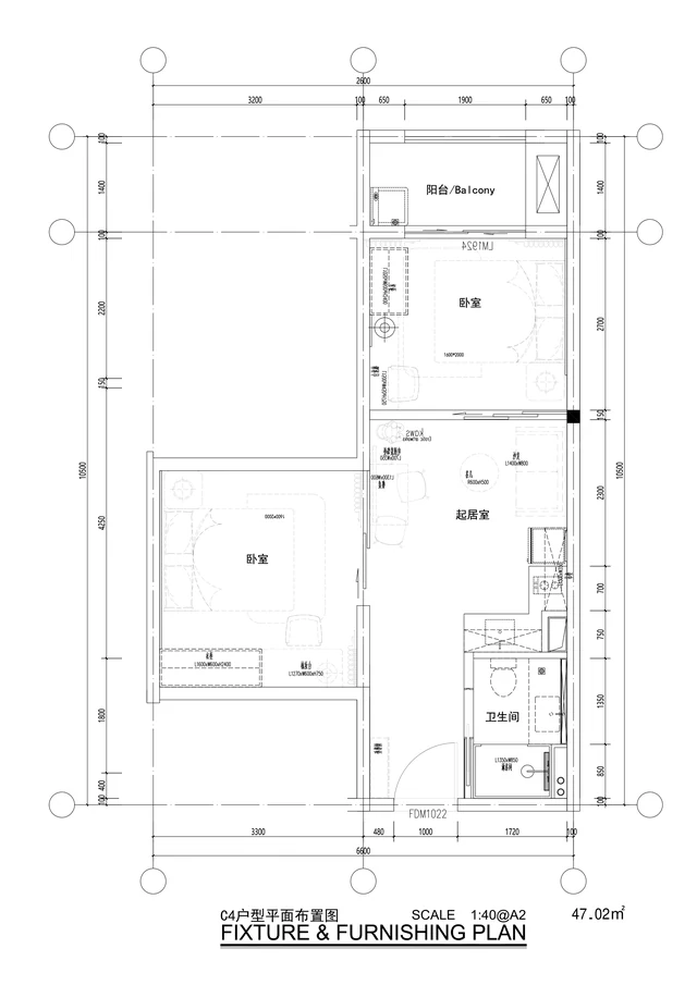 Unit C4 floor plan