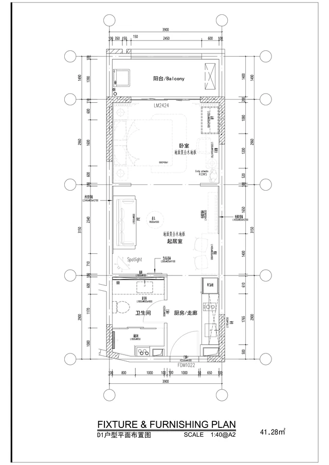 Unit D1 floor plan