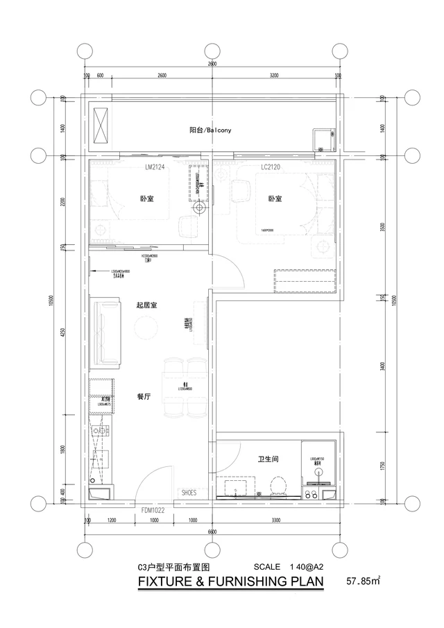 Unit C3 floor plan